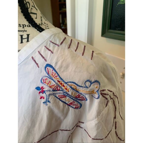 Anthropologie Holding Horses World Traveler Peplum Top - Picture 7 of 14